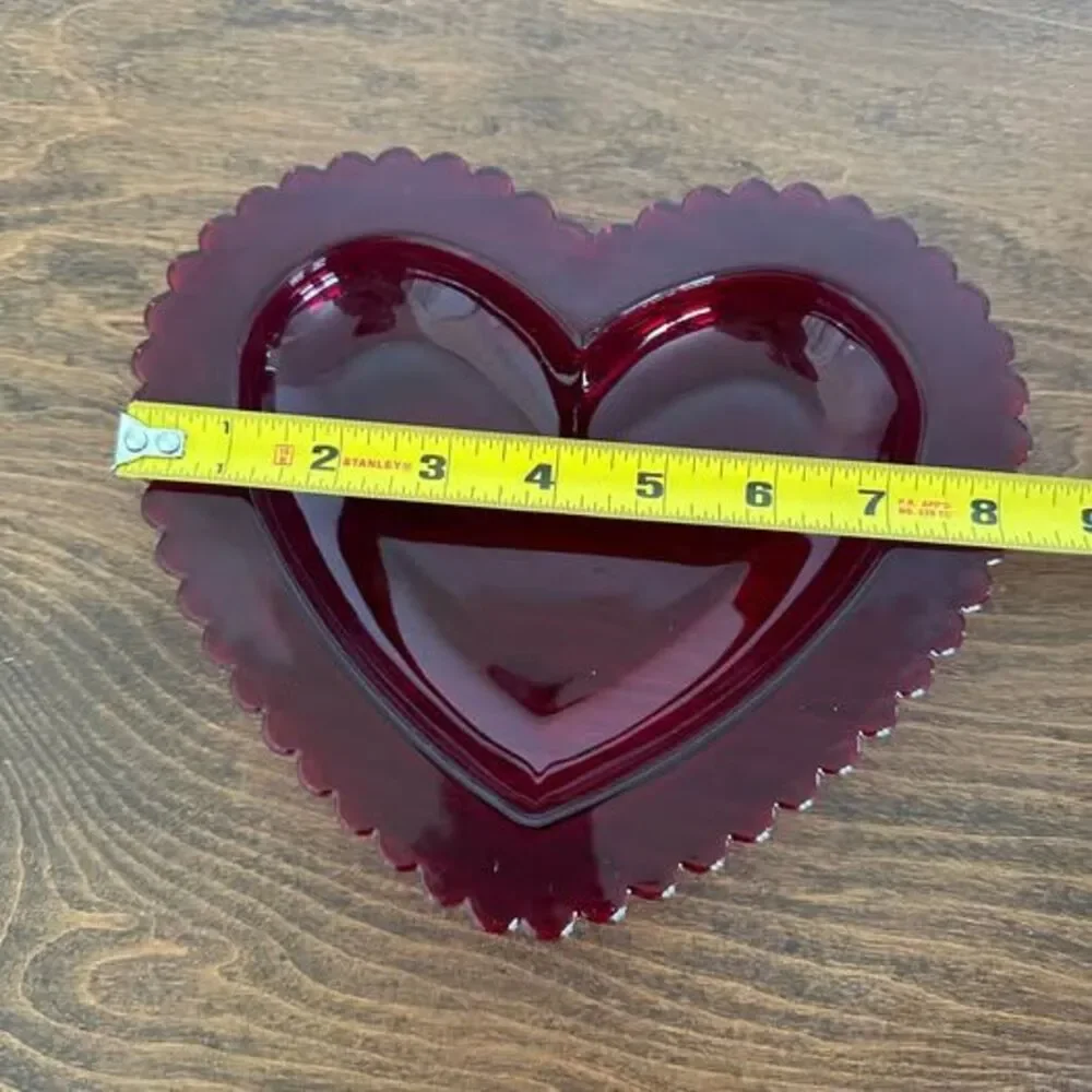 Heart Decor 3 Piece Set Mug Footed Bowl Plate Love Wedding Bridal